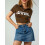 (M, Brownish Yellow) Γυναικείο καλοκαιρινό casual κοντά μανίκια 8