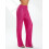 (S, Rose Red) Calça feminina de e elástica. 11
