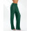 (S, Green) Calça feminina de e elástica. 10