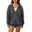 (M, Dark Gray) Veste à capuche fermeture éclair. 9