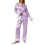 (L, Purple) Conjunto de pijama e calça. 4