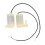 2 Pcs Small Water Pump Versatile Submersible Operated White 5