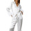 (XL, White) Conjunto de pijama e calça. 3