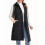 (XL, Black) Chaleco mujer capucha e invierno. 6