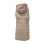 (L, Khaki) Chaleco mujer capucha e invierno. 4