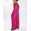 (S, Rose Red) Calça feminina de e elástica. 13