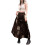 (S, Brown) Jupe longue patchwork adulte (marron) 1