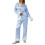 (S, Lake blue) Conjunto de pijama e calça. 12