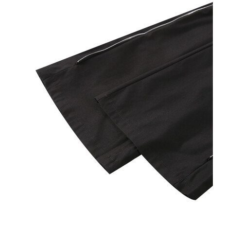 (S, Black) Γυναικείο παντελόνι με μέση, μονόχρωμο 2
