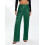 (S, Green) Calça feminina de e elástica. 8