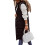 (XL, Black) Chaleco mujer capucha e invierno. 11