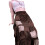 (S, Brown) Jupe longue patchwork adulte (marron) 6