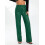 (M, Green) Calça feminina de e elástica. 7
