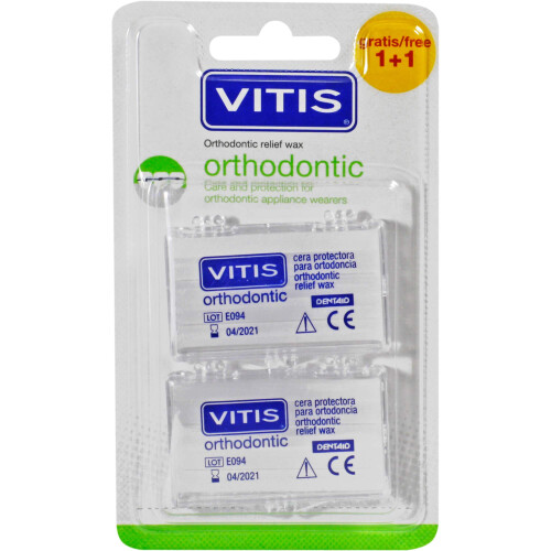 Dentaid Vitis Orthodontic Wax Strips, 1 x 10 Pieces