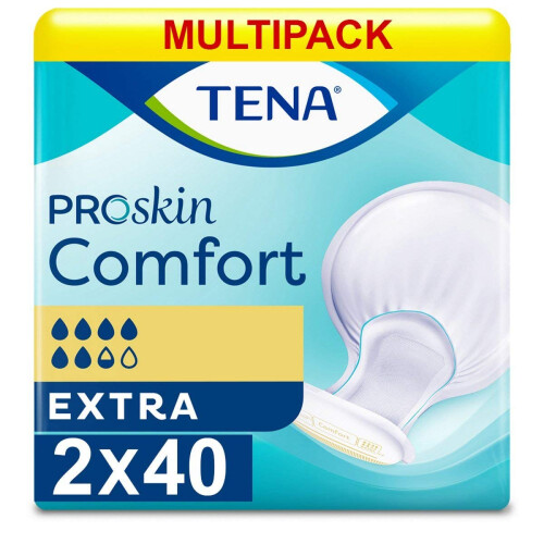 Tena Multipack 2X TENA Comfort Extra (1800ml) 40 Pack Incontinence Protection