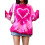 (M, Pink) Bluze damă cu guler rotund 1