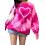 (M, Pink) Bluze damă cu guler rotund 4