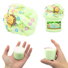 Furry Cloud Butter Slime Kit 70ml Non-Hardening Stretchy Sensory Toys for Kids DIY Craft with Accessories for Stress Relief Creative Fun