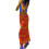 (S, Orange) Jupe femme à la plage 5