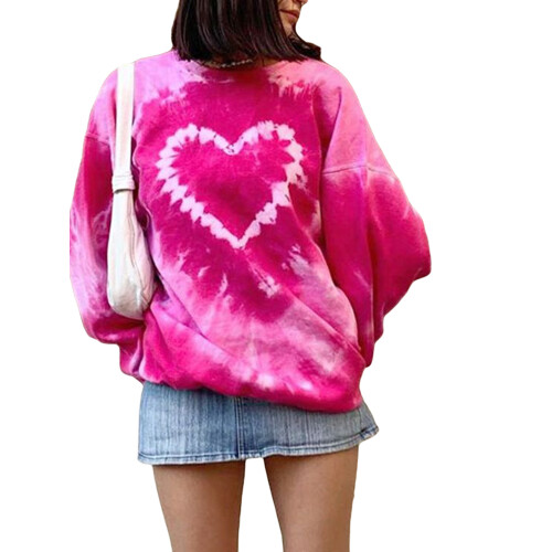 (M, Pink) Bluze damă cu guler rotund 1