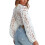 (S, White) Chemisier blanc femme au dos. 6