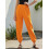(L, Orange) Γυναικείο παντελόνι Wild Μέση 13