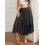 (One Size, Black) Jupe longue en de soirée 9
