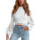 (S, White) Chemisier blanc femme au dos. 5