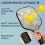 Σετ κουπιά Pickleball με λουλούδια από fiberglass, 2 τεμάχια με τσάντα και 4