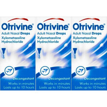 Otrivine Adult Nasal Drops 10ml x 3 Packs