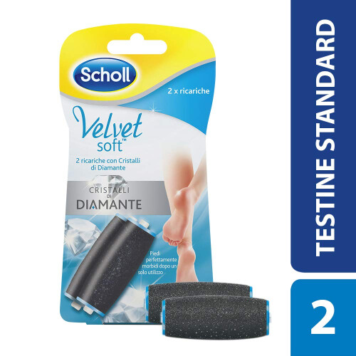 Scholl Velvet Smooth Diamond Pedi Refill Regular Coarse 2Pk 1