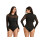(XL, Black) Body sexy pour maille transparente 5