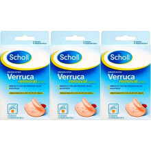 Scholl Verruca Removal Plasters 15 Plasters x 3 Packs