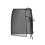 (S, Black) Saias transparentes com e mini. 5