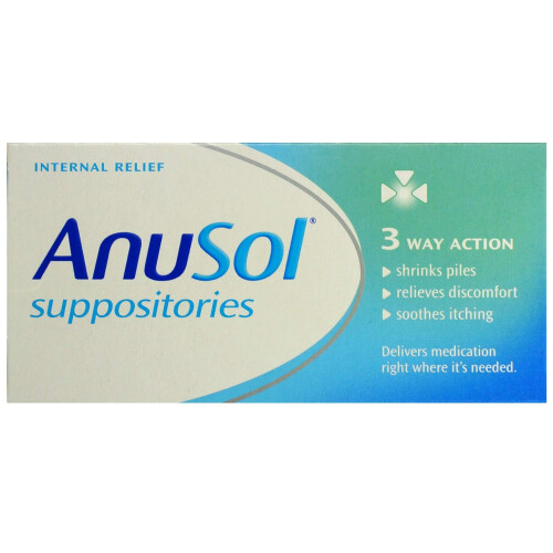 2 x Anusol Suppositories 24 (3 Way action) 2