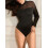 (XL, Black) Body sexy pour maille transparente 10
