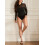 (XL, Black) Body sexy pour maille transparente 6