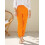 (L, Orange) Γυναικείο παντελόνι Wild Μέση 14