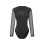 (L, Black) Body sexy pour maille transparente 5