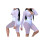 (L, White) Γυναικείο σετ ρούχων Bodycon, καλοκαίρι 2