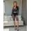 (2XL, Black) Γυναικείο σετ ρούχων Bodycon, καλοκαίρι 10
