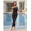 (S, Black) Tuta sexy donna, alla moda. 4