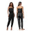 (S, Black) Tuta sexy donna, alla moda. 2