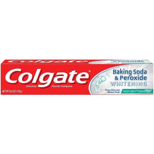 Colgate Colgate Baking Soda & Peroxide Whitening Toothpaste Frosty Mint Stripe