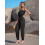 (XL, Black) Tuta sexy donna, alla moda. 6