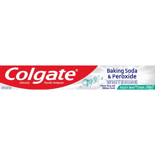 Colgate Colgate Baking Soda & Peroxide Whitening Toothpaste Frosty Mint Stripe 1