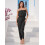 (S, Black) Tuta sexy donna, alla moda. 5