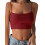(XL, Red) Débardeur sexy pour tendance été. 1