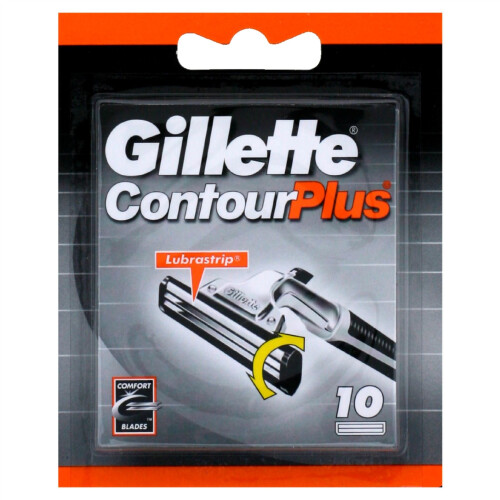 Gillette Contour Plus Original Cartridges - 10 Pack