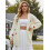 (S, White) Gilet cardigan ouvert et automne. 5